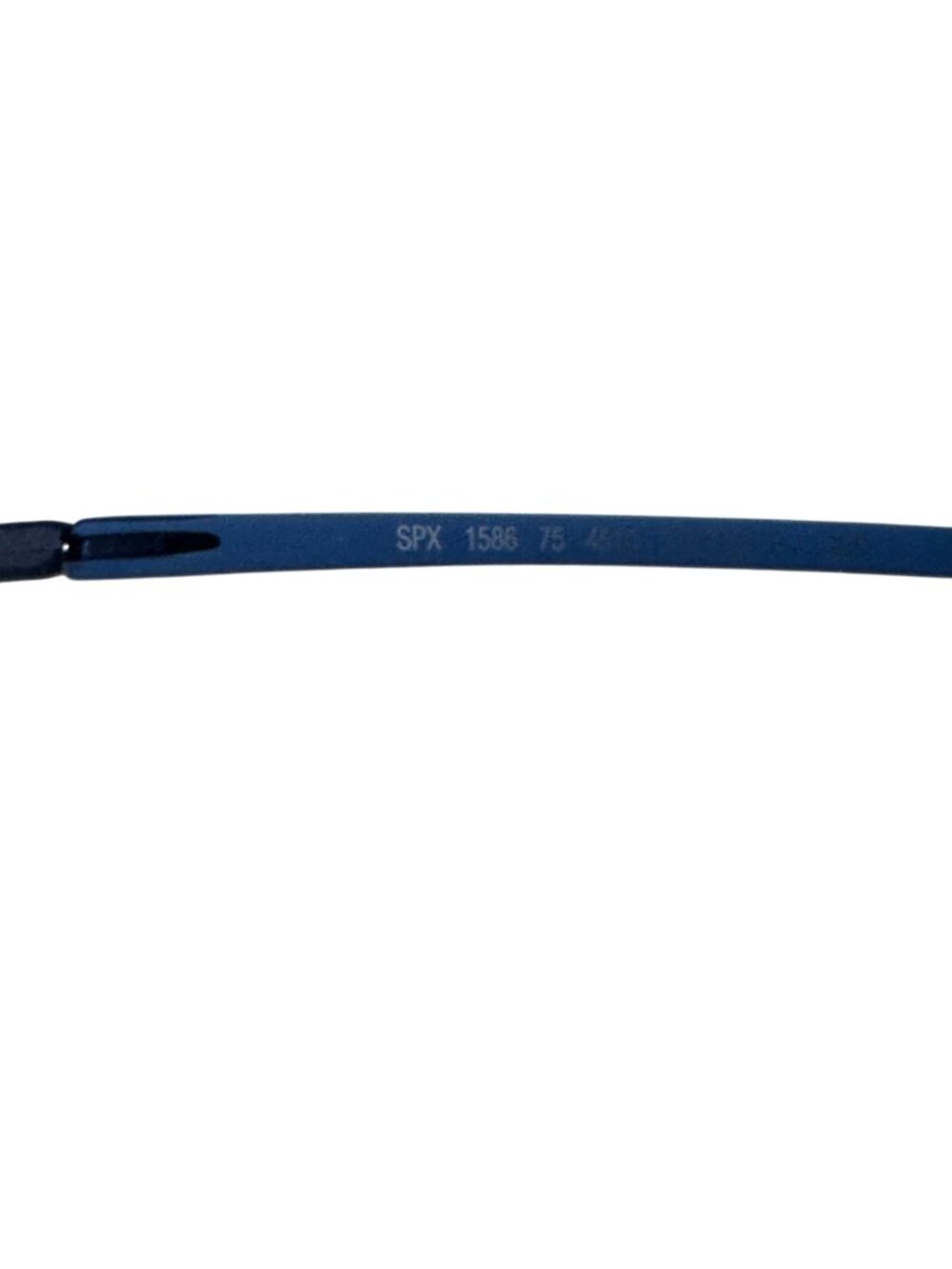 Silhouette SPX 1586 51-16 Womens Blue Half-Rim Eyeglasses Lightweight Frame - Picture 7 of 12